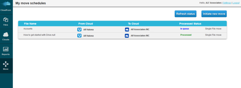 dropbox transfer folder ownership