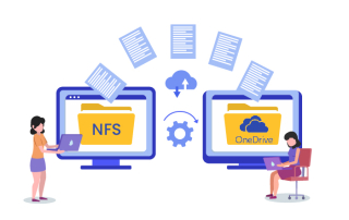 How to Transfer Files from Network File Shares NFS to OneDrive for Businesss