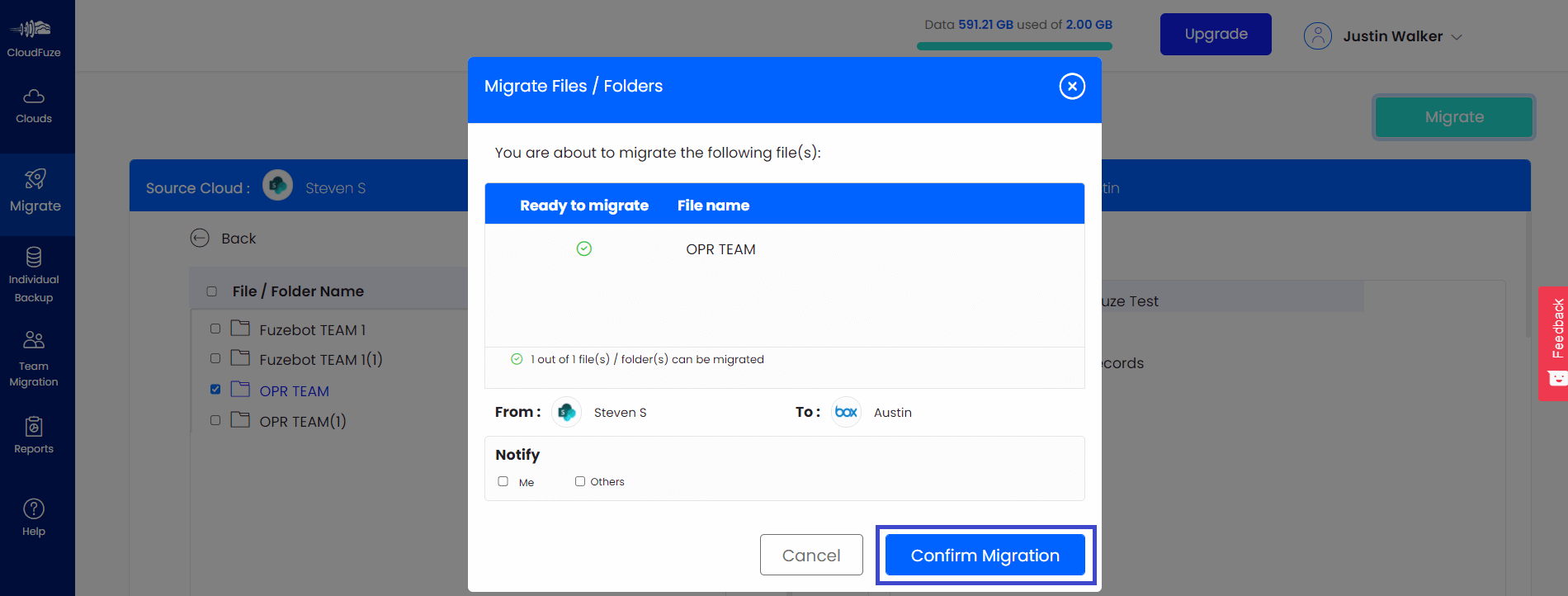 SharePoint Online To Box Single-User Migration Guide - CloudFuze