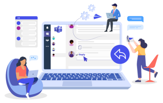 Message Thread Works in Microsoft Teams