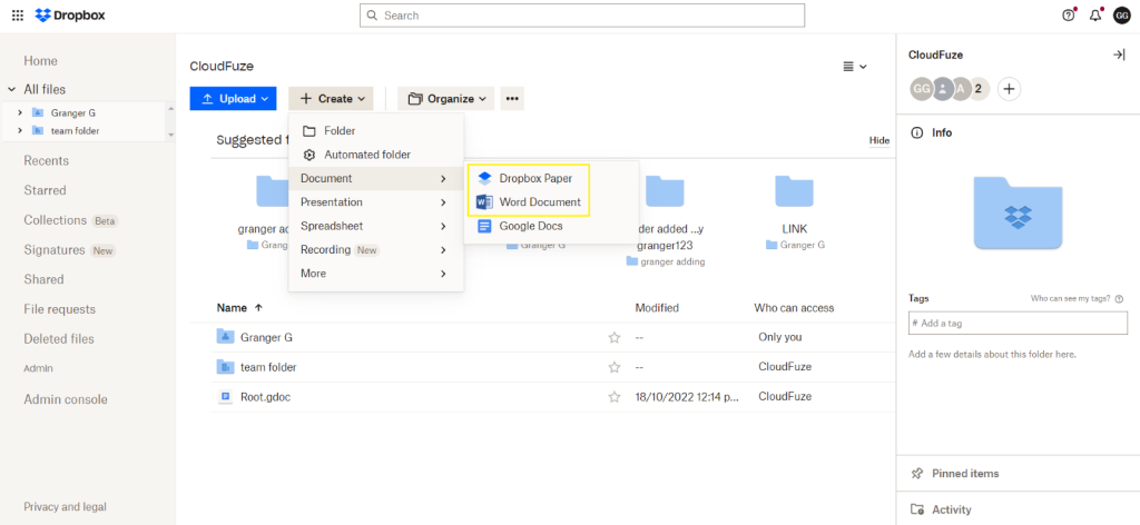 Automation To Transfer All Files From Dropbox To Google Drive