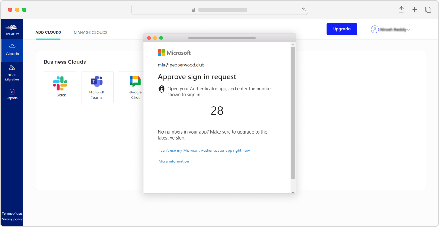 Microsoft Teams cloud authentication