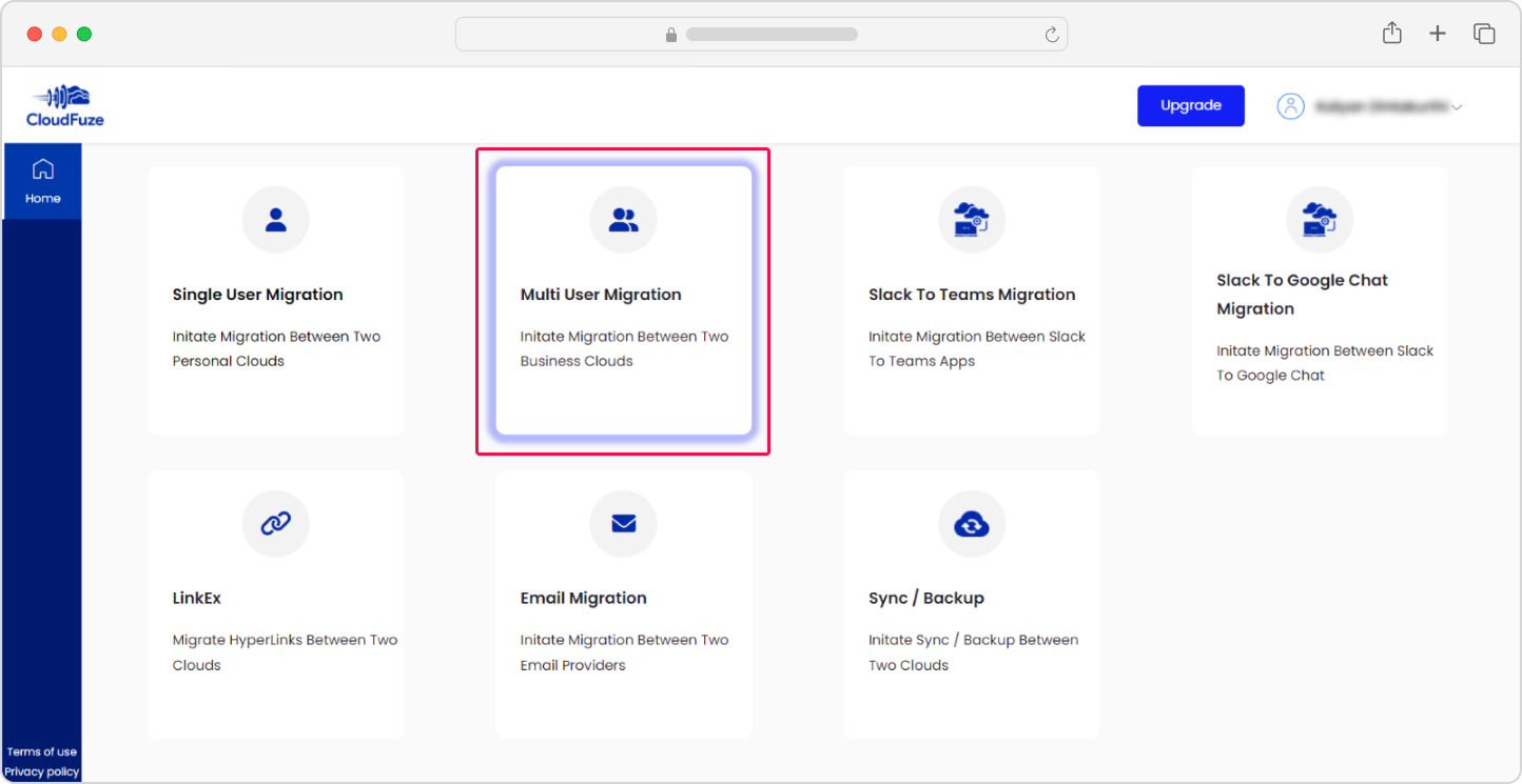 Select Multi User Migration