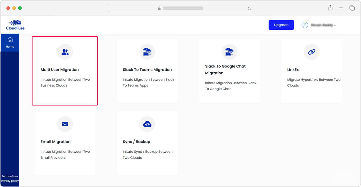 Multi User Migration