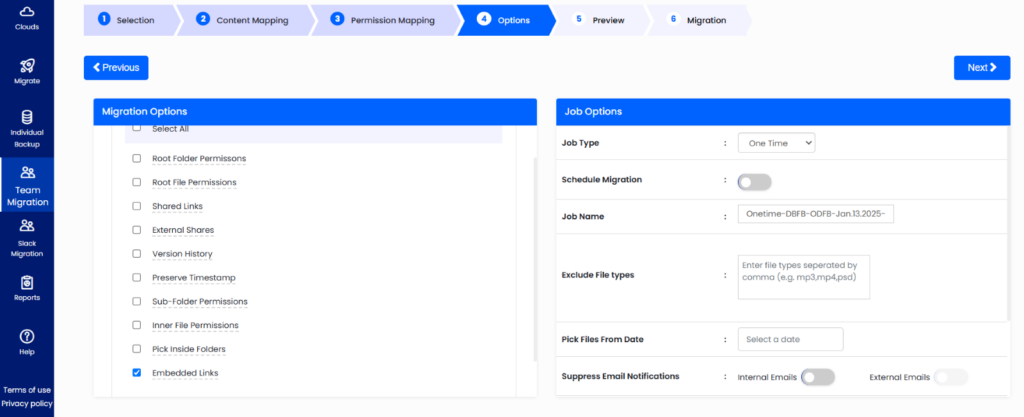 Move Dropbox files with hyperlinks