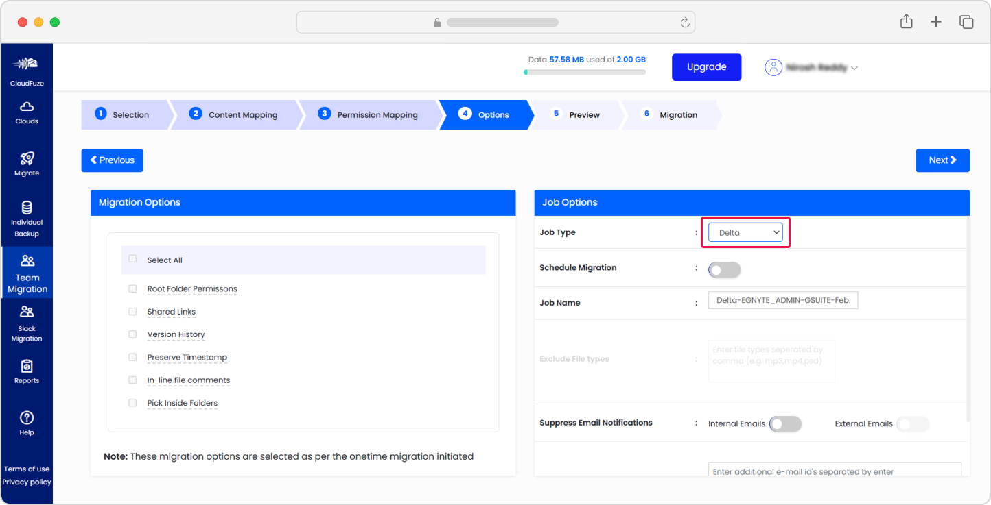 Delta Migrations with CloudFuze: Move New and Modified Files