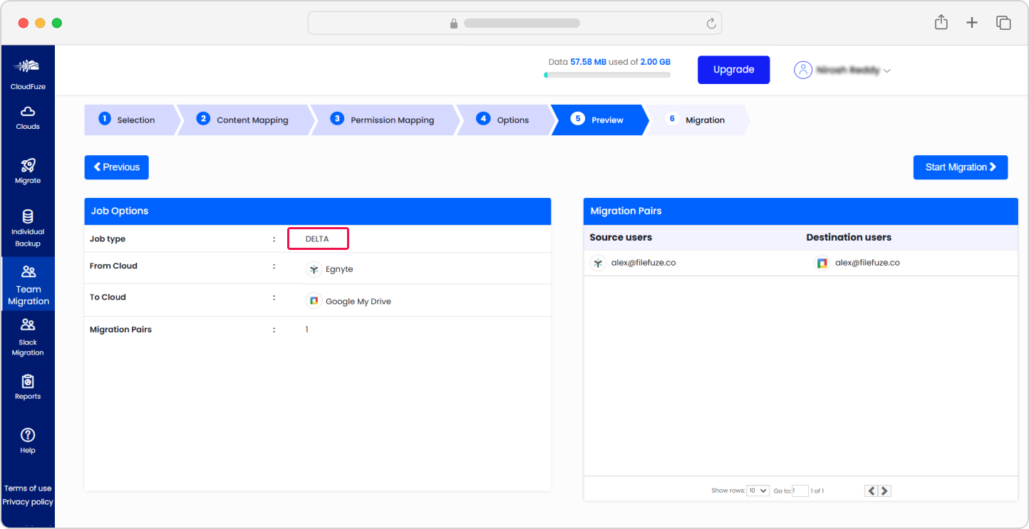 How to Transfer Egnyte Files to Google Drive with Delta Sync