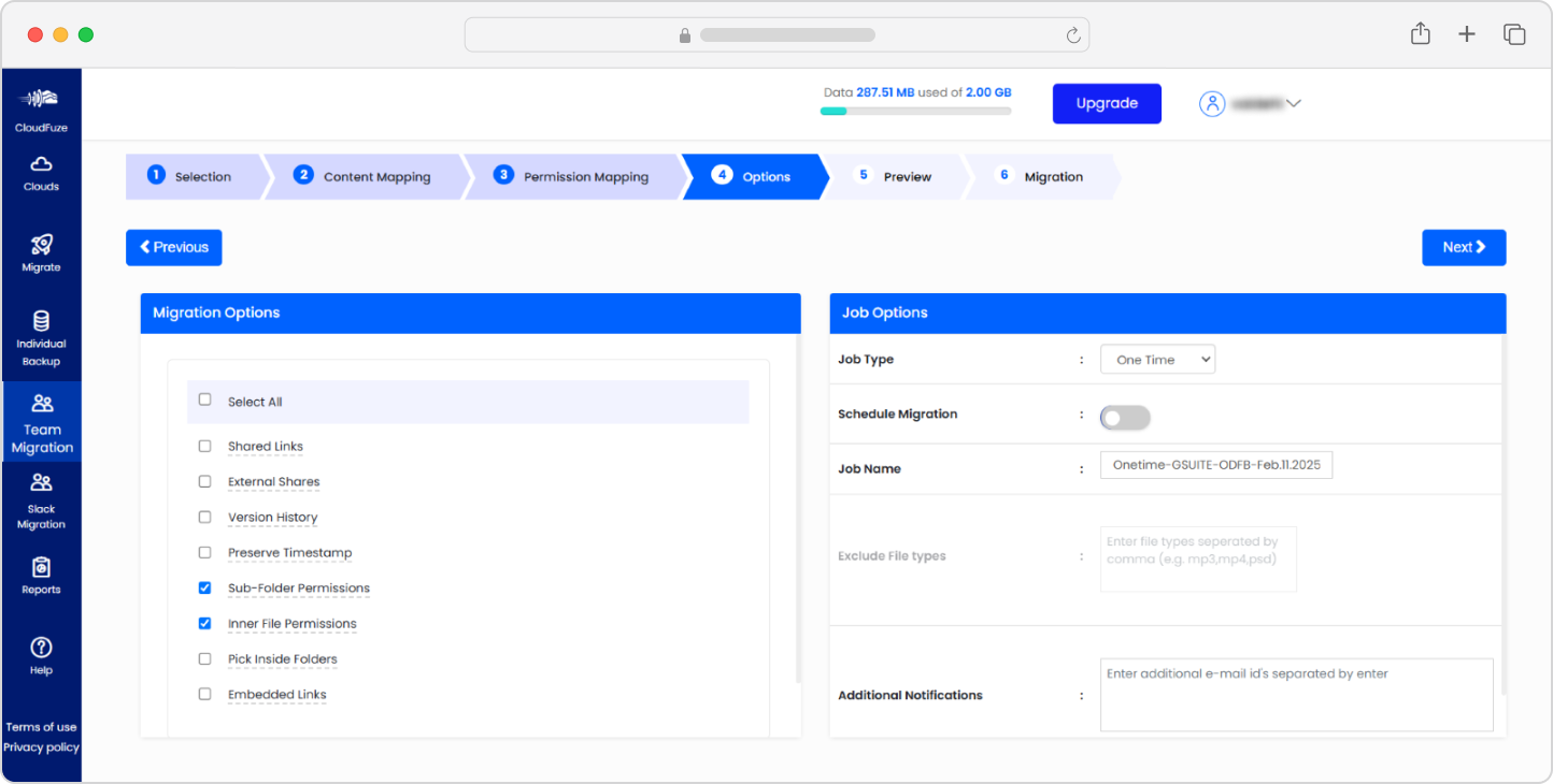 Permissions migration from Google Drive to OneDrive